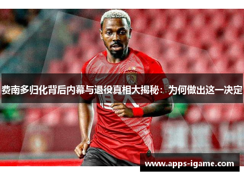 费南多归化背后内幕与退役真相大揭秘：为何做出这一决定